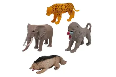 Стретч-іграшка у вигляді тварини серії "LEGEND OF ANIMALS МАКСІ" – ХИЖАКИ ДЖУНГЛІВ 30/CN23 (у диспл.) #SBABAM купити