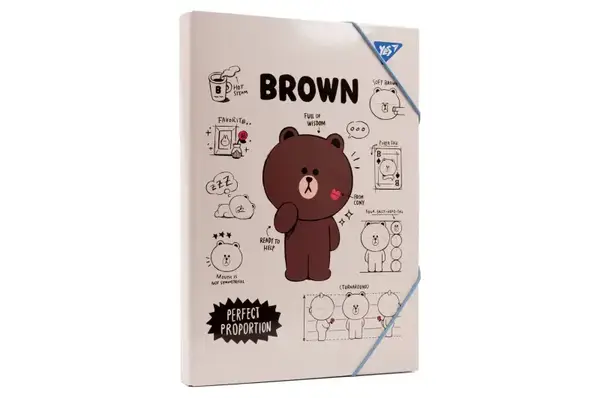 Папка для праці YES картонна A4 "Line friends"500232 купити