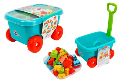 Візок 1393 каталка з конструктором ТЕХНОК купити