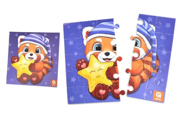 Пазли фомові - 25 елм. - QB100-006 "Зоряний Єнотик" qbee купити