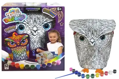 Набір для творчості COWL-01-01U "My Color Owl-Bag" рюкзачок-сова DANKO купити
