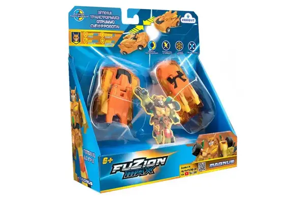Ігровий набір машинок-трансформерів FUZION MAX - МАГНУС 54002 купити