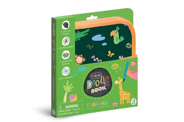 Дорожній набір для малювання "Тварини" 301047 DoDo купити