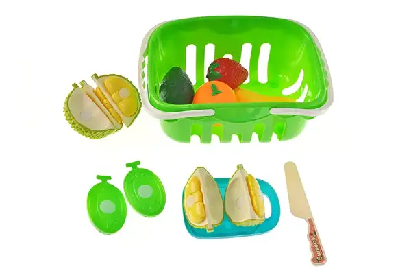 Набір продуктів 633-55 на липучках, в корзині р.24,5x16,3x11см YG Toys купити недорого в Україні, фото 3