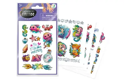 Набір дитячих тимчасових татуювань "На хвилях" 301103 DoDo купити