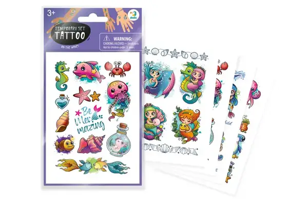 Набір дитячих тимчасових татуювань "На хвилях" 301103 DoDo купити