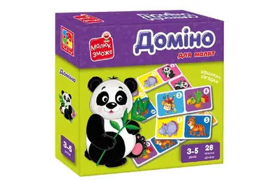 Гра розвиваюча доміно "Зоопарк" VT2100-07 Vladi Toys купити
