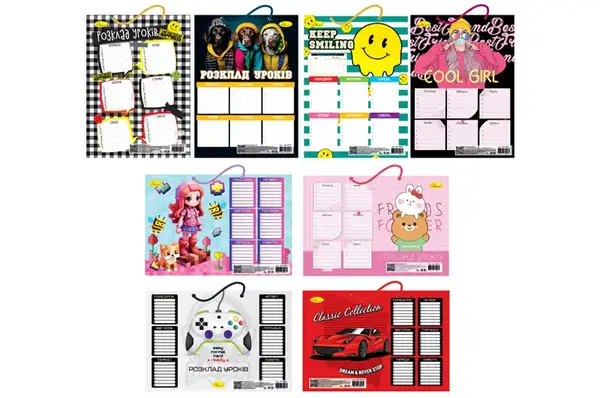 Розклад уроків А4 ламін., тасьма АП-08-01 купити