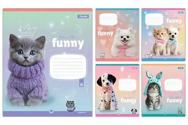 Зошит 12 Лінія 768209 "Funny Pets" 1Вересня купити