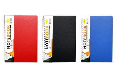 Блокнот А5, 80 арк., пластик, пружина збоку купити