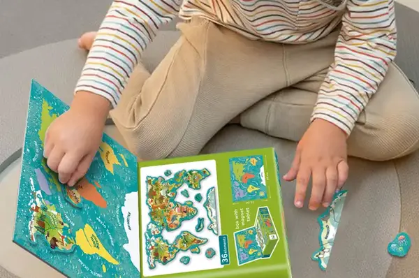 Магнітна гра 200267 "Мапа Світу: Тваринки" DoDo купити недорого в Україні, фото 6
