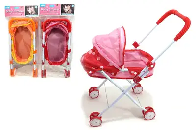 Візок для ляльки лежачий в кульку, 2 кольори Y5038-1 купити