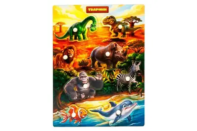 Сортер на липучках Puz-88757 "Мої тварини" PuzzleOk купити