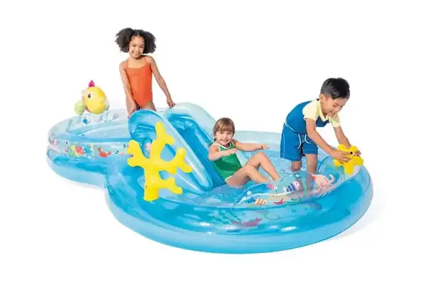 Ігровий центр INTEX Під водою з гіркою, фонтаном 56143 р.310*193*71см купити недорого в Україні, фото 2