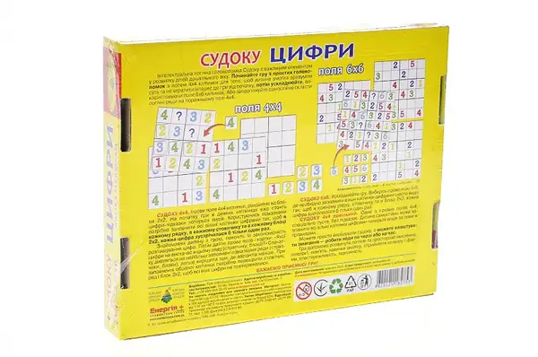 Настільна гра "Судоку. Цифри" КФІ купити недорого в Україні, фото 2