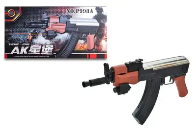 Автомат 998A батарейка, лазер, кульки у коробці 44.6x6.6 см купити