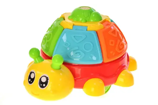 Каталка A0510 "Жук" з ручкою, в сітці р.20x16x16 см YG Toys купити недорого в Україні, фото 5