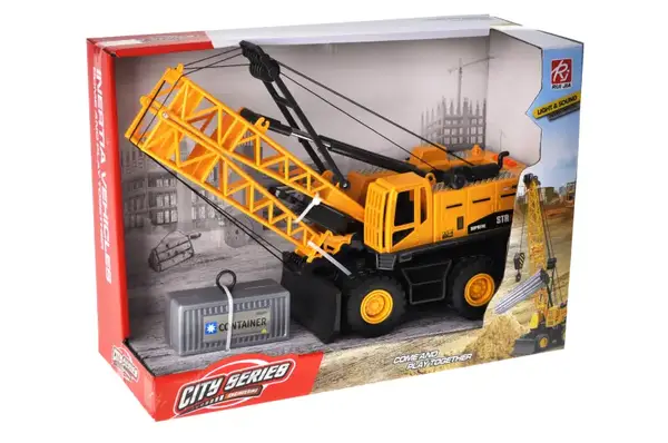 Кран інерційний RJ9811A озвучений, зі світлом, в коробці р.38x15x27,3 см YG Toys купити