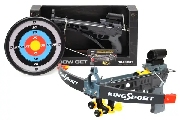 Арбалет зі стрілами в коробці 35881T р.44*25*6,5см купити