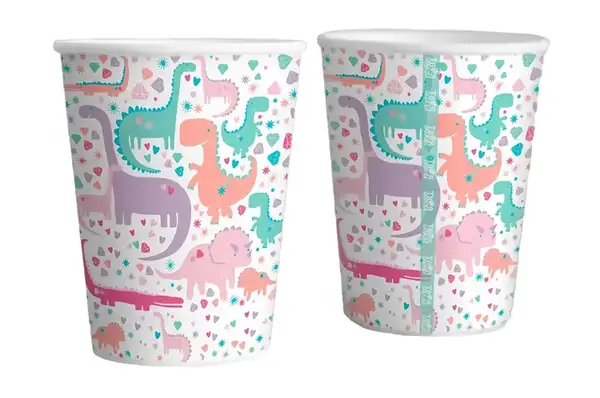 Паперові стаканчики Твоя Забава "Динозаври" 10шт/уп. (250мл.) купити