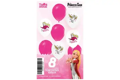 Набір з 8 повітряних кульок 21543 "Tara Duncan" ТМ "Твоя Забава" купити