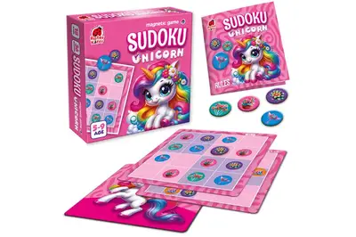Магнітна гра RK2150-02 Roter Käfer Судоку Єдиноріг VladiToys купити