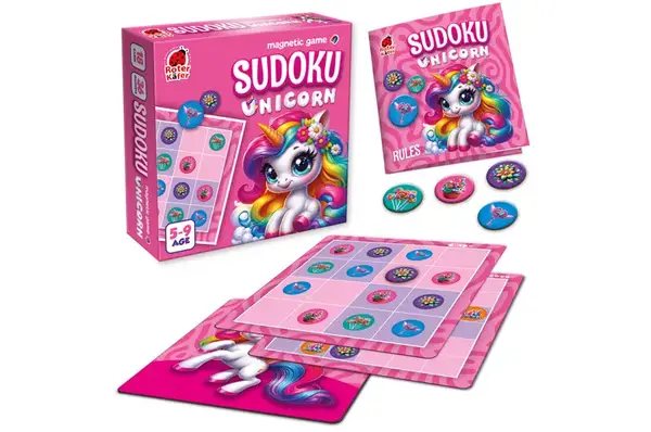 Магнітна гра RK2150-02 Roter Käfer Судоку Єдиноріг VladiToys купити
