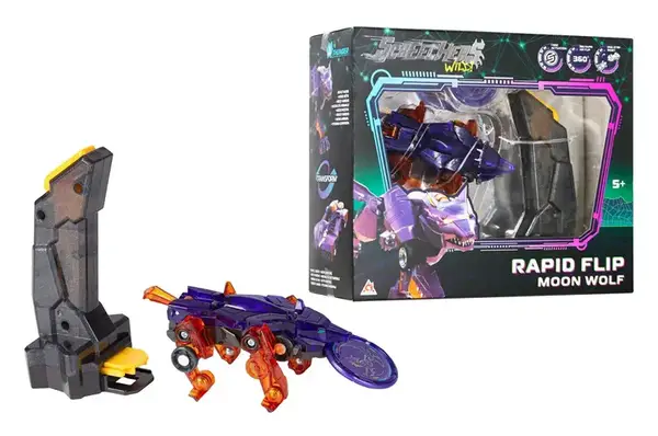 Ігровий набір 686103B SCREECHERS WILD! S5 L0.5EU- МУН ВОЛФ (запускач, машинка-трансформер) купити