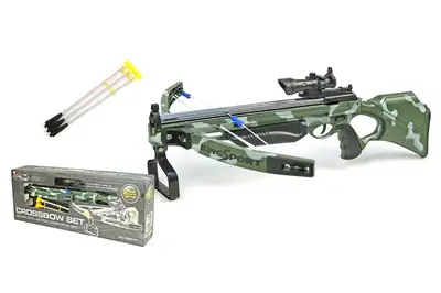 Арбалет 35881H лазерний приціл, 3 стріли з присосками, в коробці р. 71*12*27см купити