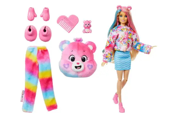 Лялька Barbie JFV60 "Cutie Reveal" серії "Care Bears: нова хвиля" – ведмедик Єдність купити недорого в Україні, фото 4