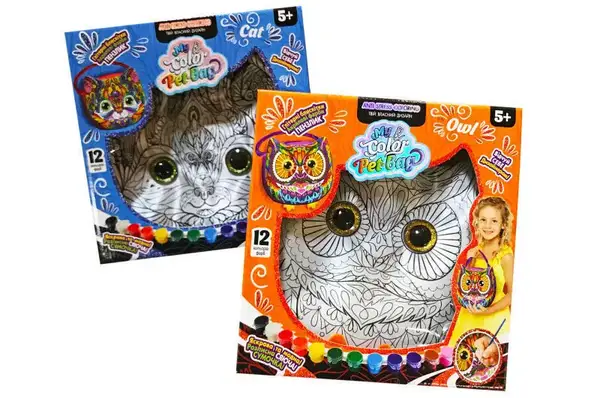 Набір для творчості CPB-01-01U,02U,03U "My Color Pet-Bag" сумочка DANKO купити
