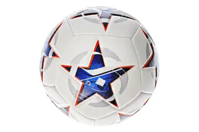 М'яч футбольний 6189-88 "UCL" білий з синіми зірками 5" купити