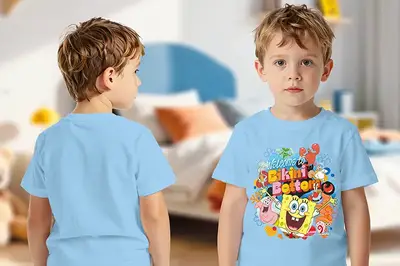 Футболка бавовняна QB-SB-001-03-86-92 SpongeBob Kids 86-92 qbee Футболка бавовняна QB-SB-001-03-86-92 SpongeBob Kids 86-92 qbee купити