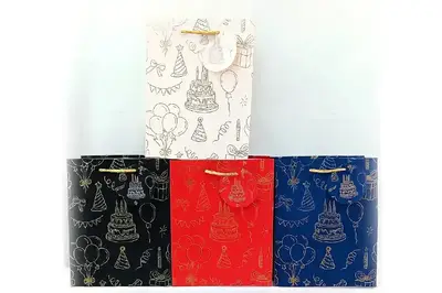 Подарунковий паперовий пакет 6617L р. 32x42.5x11.5 см купити