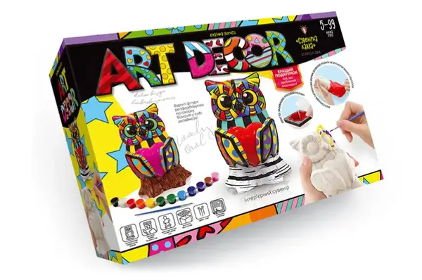 Набір для творчості ARTD-01-01U,02U,03U,04U "ART DECOR" DANKO купити недорого в Україні, фото 2