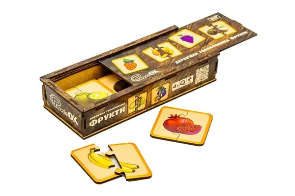 Головоломка дерев'яна Puz-36359 "Фрукти" PuzzleOk купити недорого в Україні, фото 6