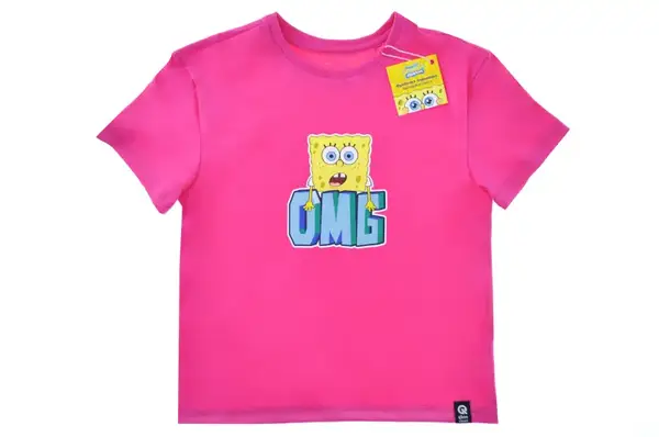 Футболка бавовняна QB-SB-001-16-122-128 SpongeBob Junior 122-128 qbee купити недорого в Україні, фото 3