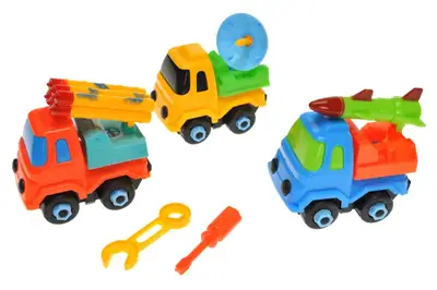 Набір машин конструкторів 3шт в ковпаку 8811 р.32*9*13см купити