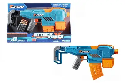 Іграшковий кулемет BT346 автоматичний на батарейках з м'якими набоями 12 шт 56 х 26см купити