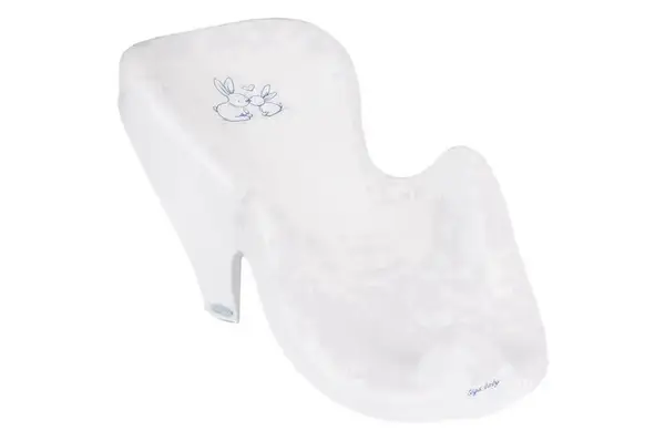 Гірка для купання протиковзка "Зайчики" (біла) KR-003-103 TEGA купити