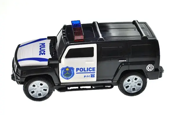 Машина "Поліція" на батарейках озвучена, зі світлом, в коробці JYD1193A р.22*10*10,5см купити недорого в Україні, фото 3