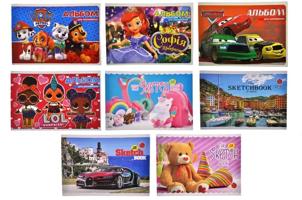 Альбом для малювання АМ-4/МВШ-023 Скоба,20 аркушів POLLY купити