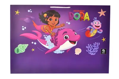 Пакет паперовий XL QB004-302 "Дора мандрівниця" р.50x35x17 см qbee купити