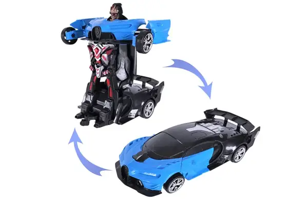 Машина-трансформер 27-7KX на радіокеруванні 2 кольора, світло, USB-зарядка, короб. 17,5x15x20см купити недорого в Україні, фото 2