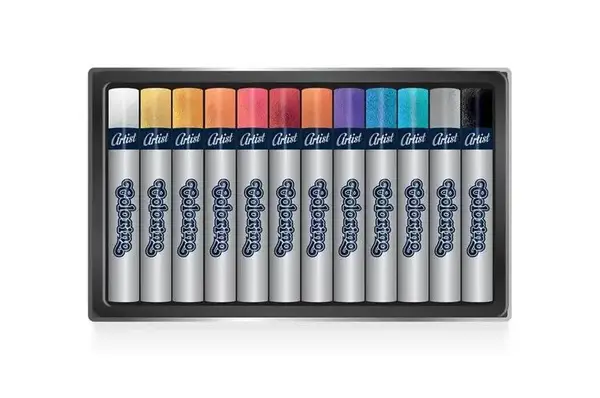 Пастель масляна, металік, premium серія Artist, 12 кольорів купити недорого в Україні, фото 2