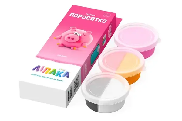 Набір пластиліну Ліпака Поросятко (30045-UA01) купити