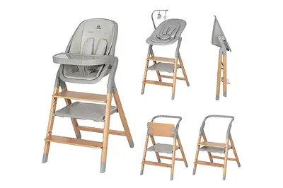 Стілець для годування CRL-16701 Nordic Grey “Ergo” сірий CARRELLO купити