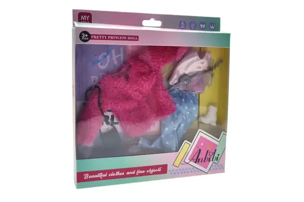 Одяг для ляльки в дисплеї 12шт WX225-4 р.31,5*22,5*23см купити