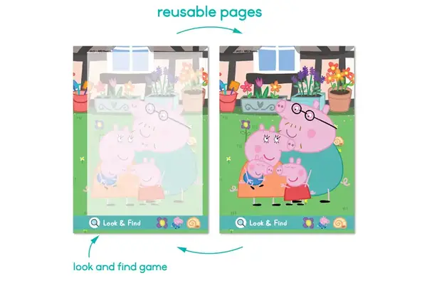 Набір водних розмальовок 200645 "Малюй водою: Peppa Pig" DoDo купити недорого в Україні, фото 4