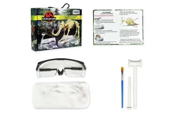 Набір для творчості Розкопки динозаврів. Мамонт (укр), 30834 STRATEG купити недорого в Україні, фото 2
